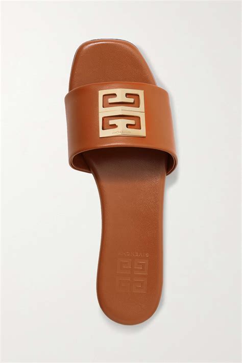 givenchy gold slides